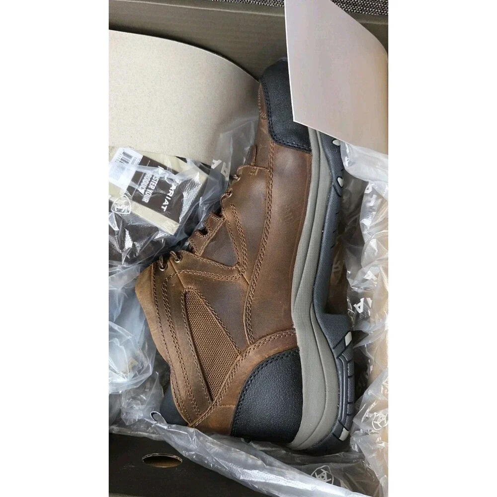 Mens Size 13D Ariat Terrain Boots Distressed Brown NWT  In Box